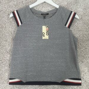 Kiind Of‎ Heather Grey Alyssa Top - Small
